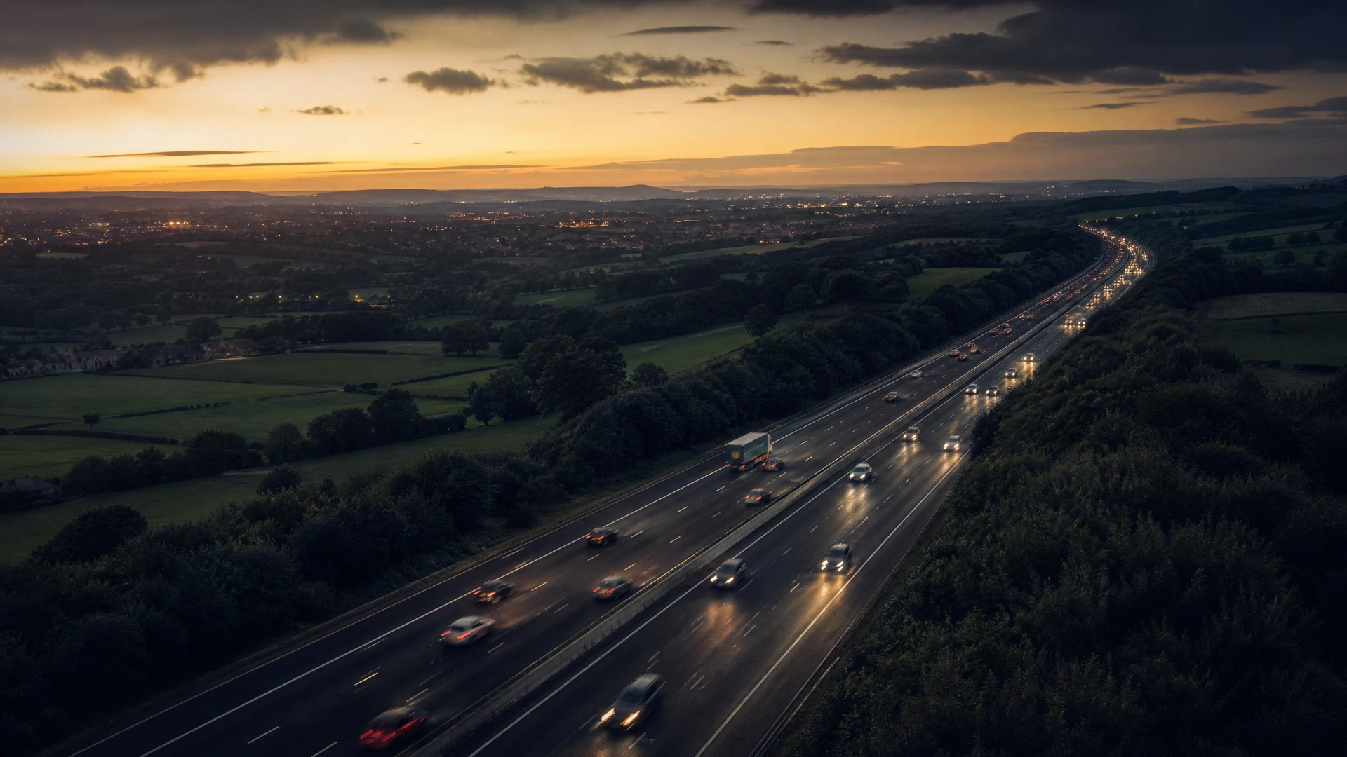 Illustrated M5 South West motorway corridor context for this Traffic Chaos report. It does not depict the reported event.